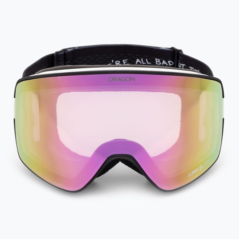 DRAGON NFX2 forest bailey signature/lumalens pink ion/közepes síszemüveg 3