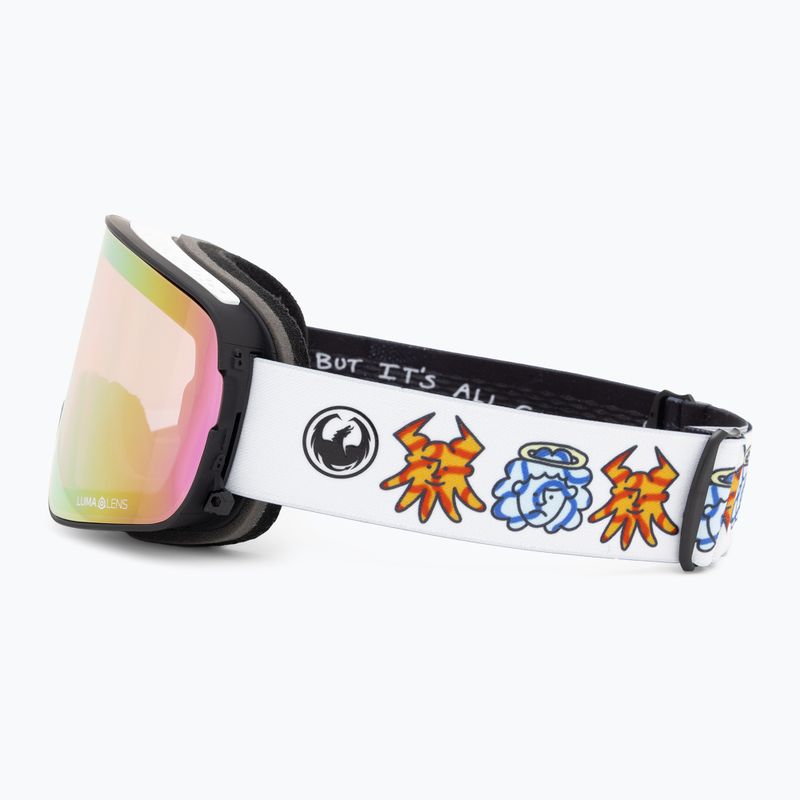 DRAGON NFX2 forest bailey signature/lumalens pink ion/közepes síszemüveg 5