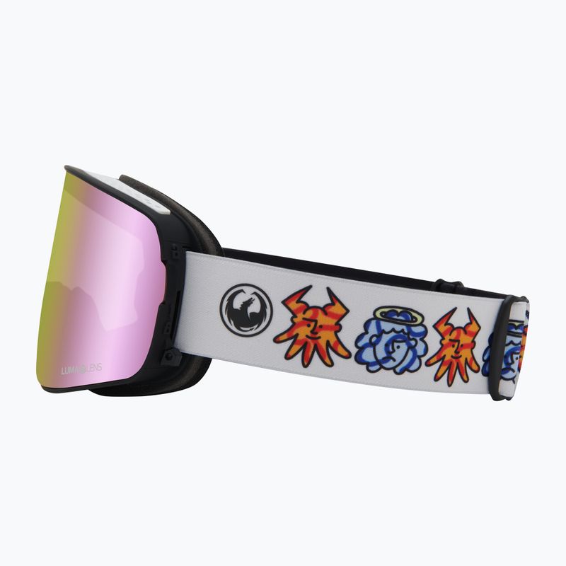 DRAGON NFX2 forest bailey signature/lumalens pink ion/közepes síszemüveg 9