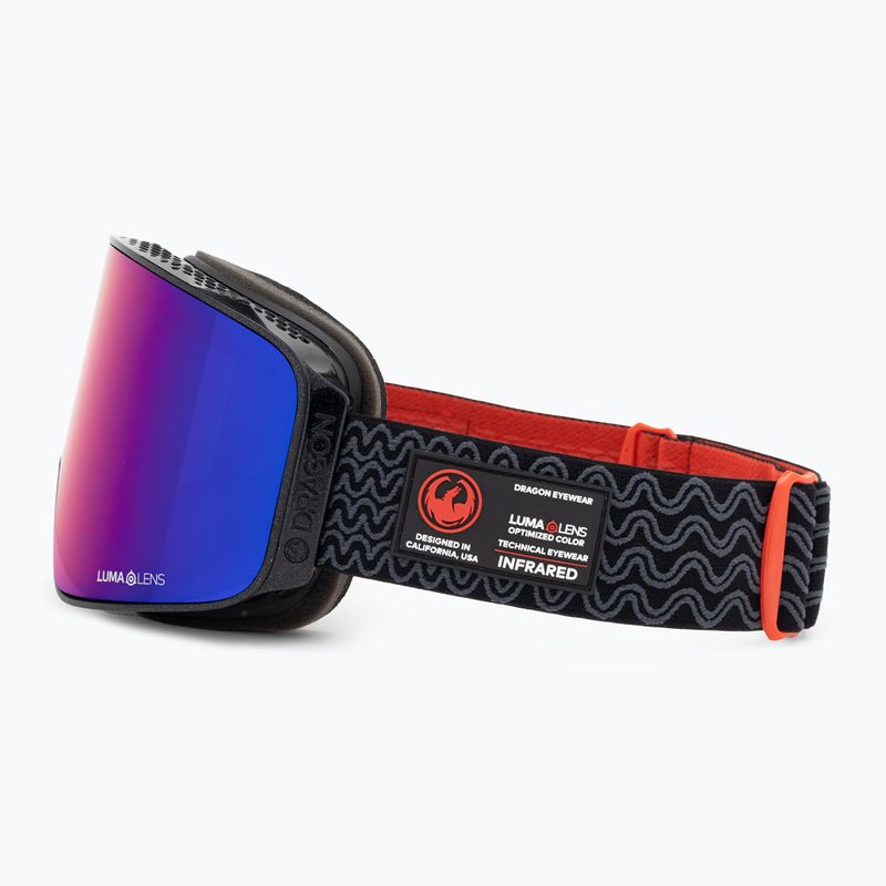DRAGON NFX MAG OTG obszidián/lumalens solace ir/ibolya síszemüveg 5