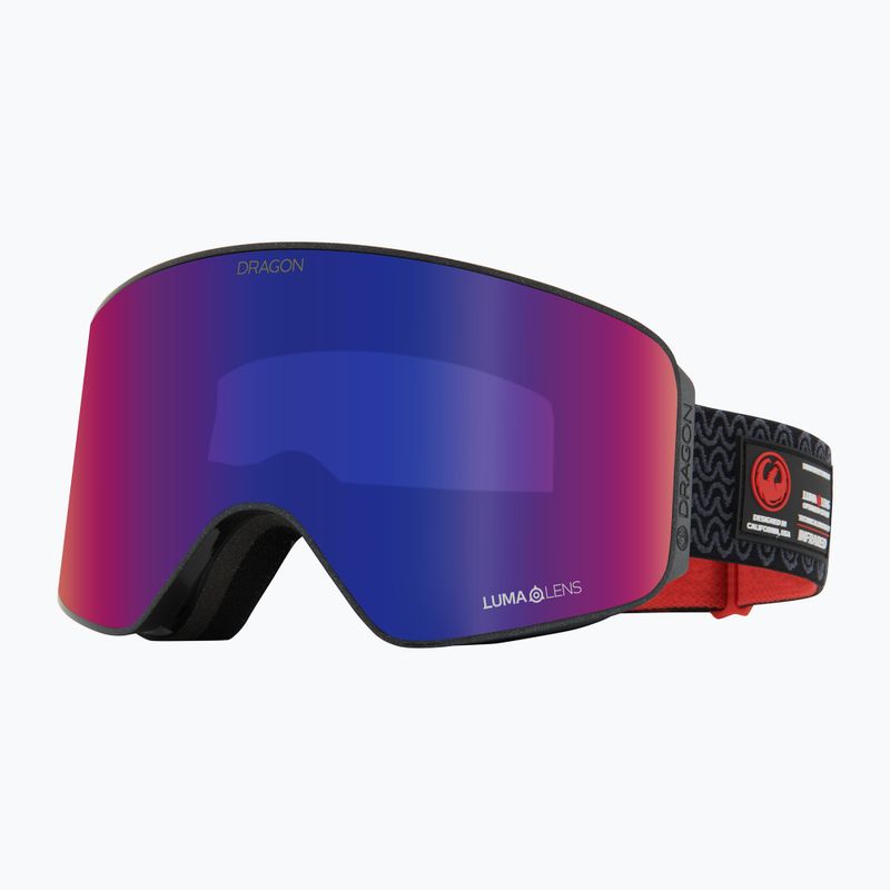 DRAGON NFX MAG OTG obszidián/lumalens solace ir/ibolya síszemüveg 6
