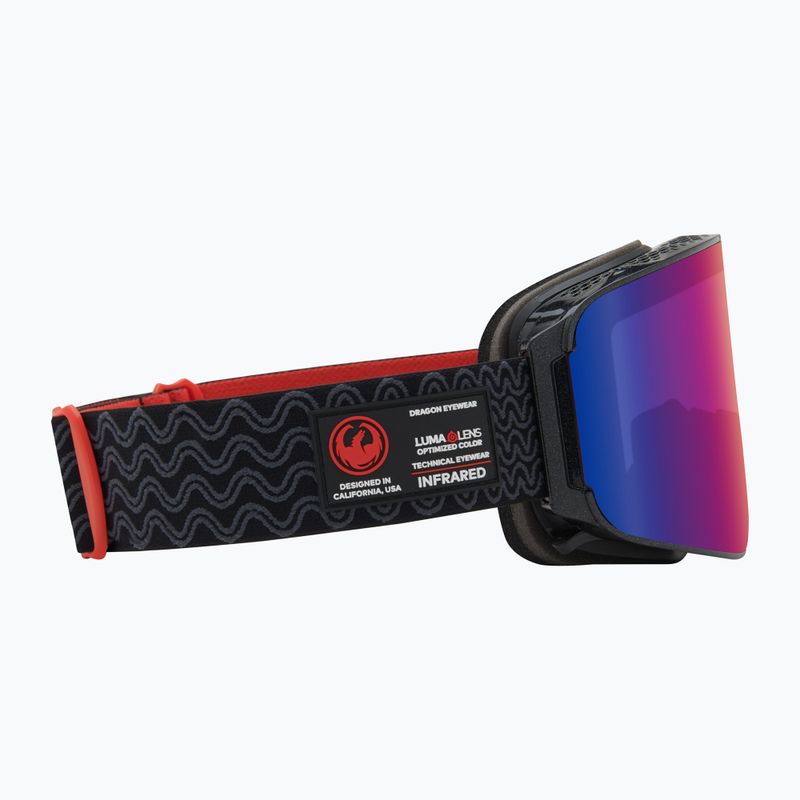 DRAGON NFX MAG OTG obszidián/lumalens solace ir/ibolya síszemüveg 8