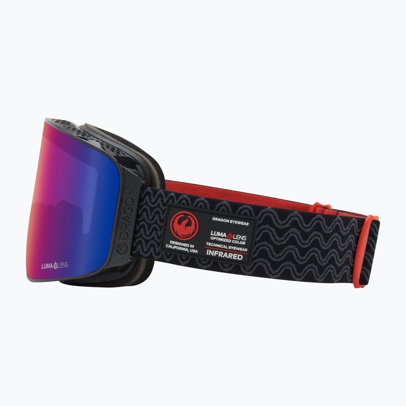 DRAGON NFX MAG OTG obszidián/lumalens solace ir/ibolya síszemüveg 9
