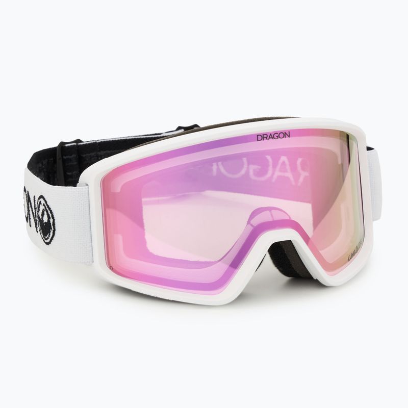Síszemüveg DRAGON DXT OTG white/lumalens pink ion