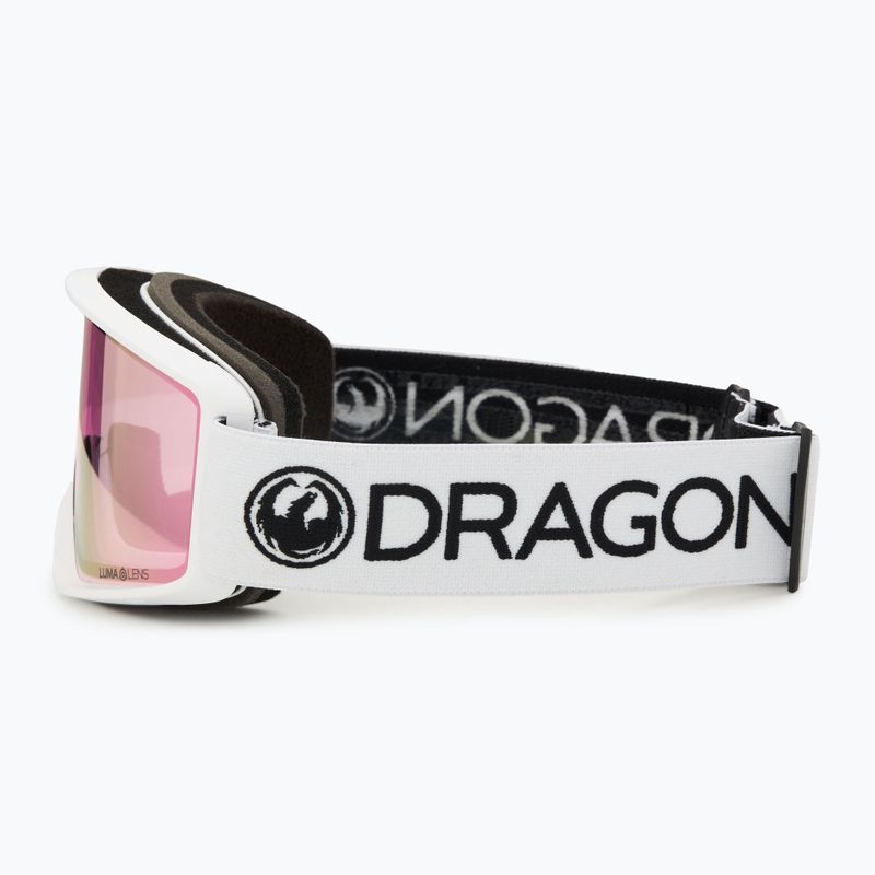 Síszemüveg DRAGON DXT OTG white/lumalens pink ion 4