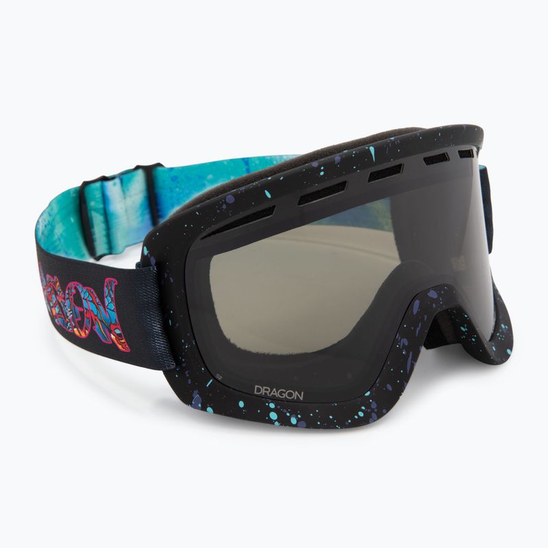 Síszemüveg DRAGON D1 OTG rattle can/lumalens dark smoke/lumalens flash blue 2