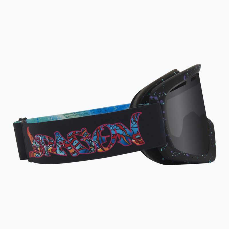 Síszemüveg DRAGON D1 OTG rattle can/lumalens dark smoke/lumalens flash blue 4