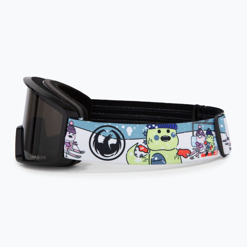 Síszemüveg DRAGON DXT OTG Powday/Lumalens Dark Smoke 4