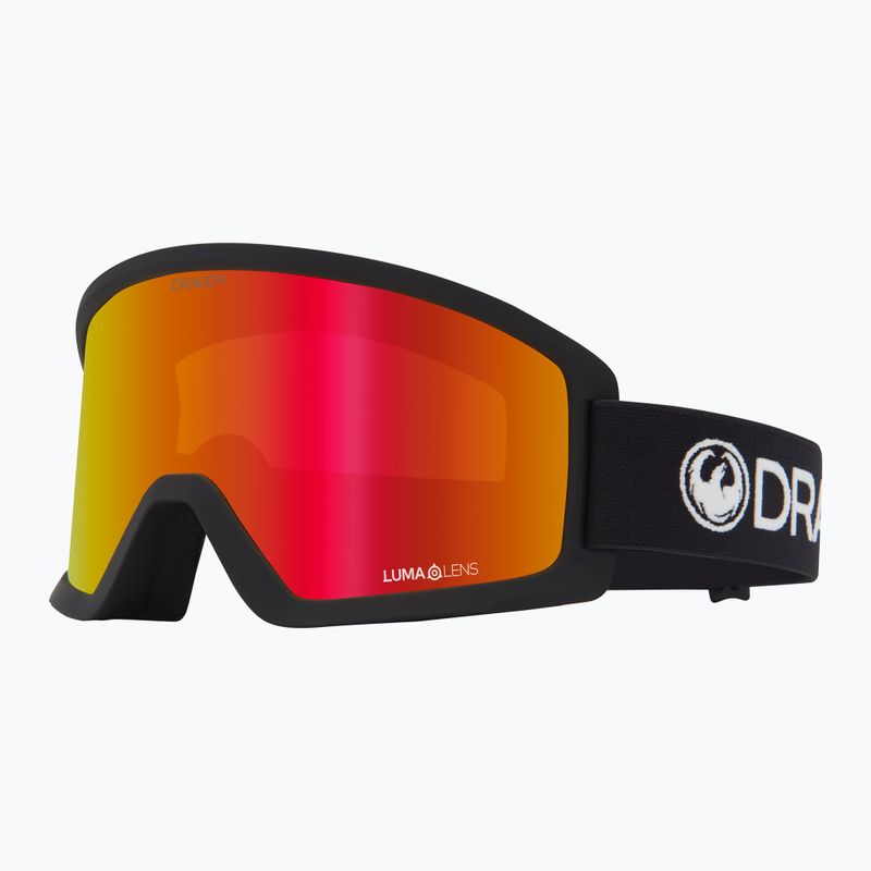Síszemüveg DRAGON DX3 OTG black/lumalens red ion