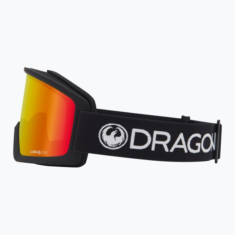 Síszemüveg DRAGON DX3 OTG black/lumalens red ion 3