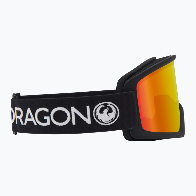 Síszemüveg DRAGON DX3 OTG black/lumalens red ion 4
