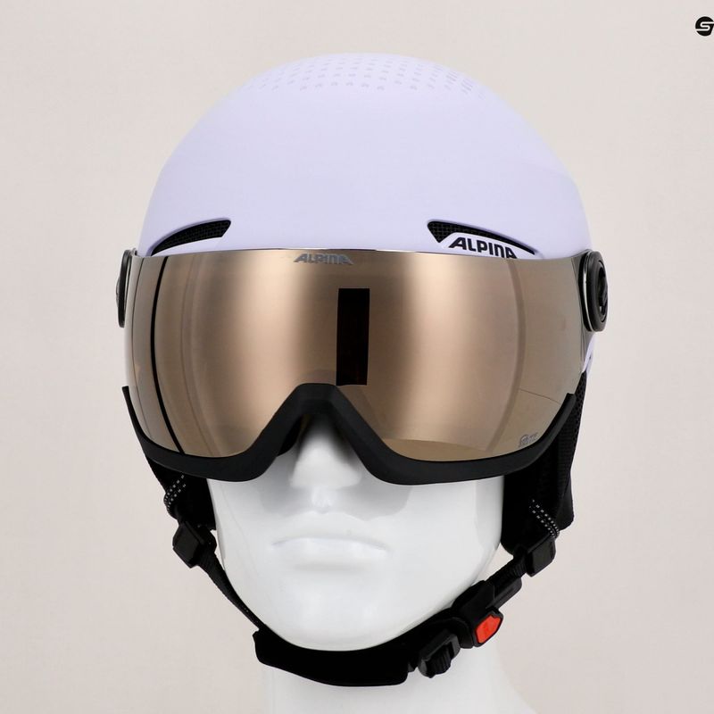 Alpina Arber Visor Q Lite síbukósisak lila matt 7