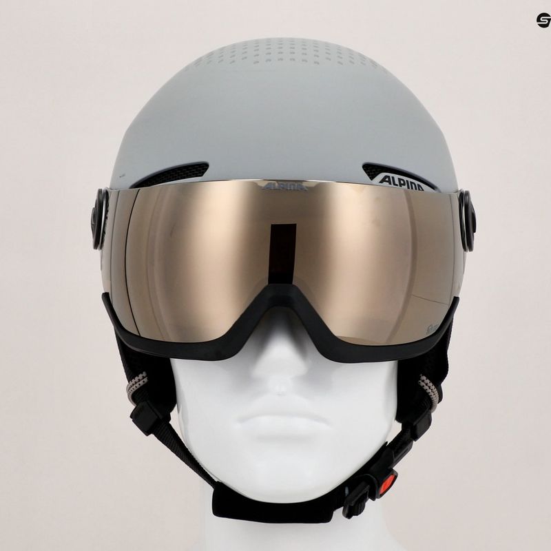 Alpina Arber Visor Q Lite szürke matt síbukósisak Alpina Arber Visor Q Lite szürke matt 7