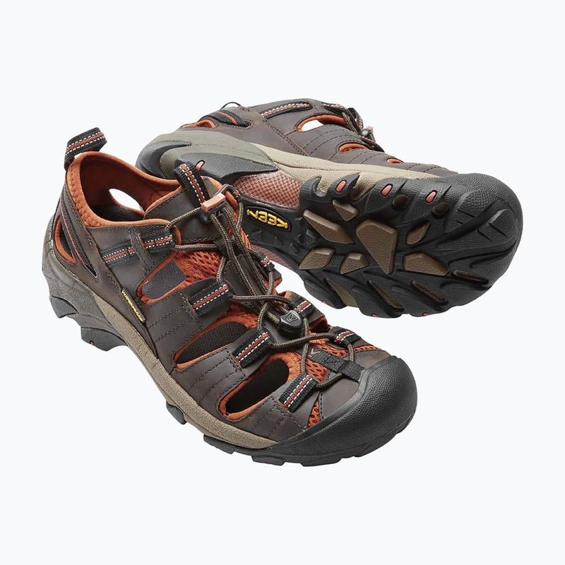 KEEN Arroyo II férfi szandál fekete olajzöld/bombay barna 7
