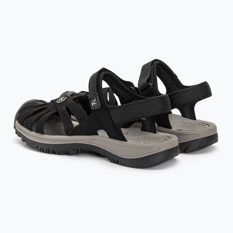 Női trekking szandál KEEN Rose fekete/semleges szürke 3