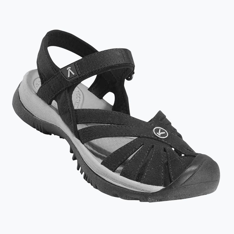 Női trekking szandál KEEN Rose fekete/semleges szürke 7