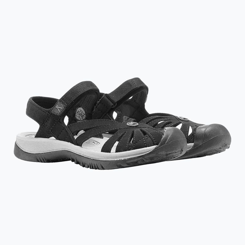 Női trekking szandál KEEN Rose fekete/semleges szürke 8