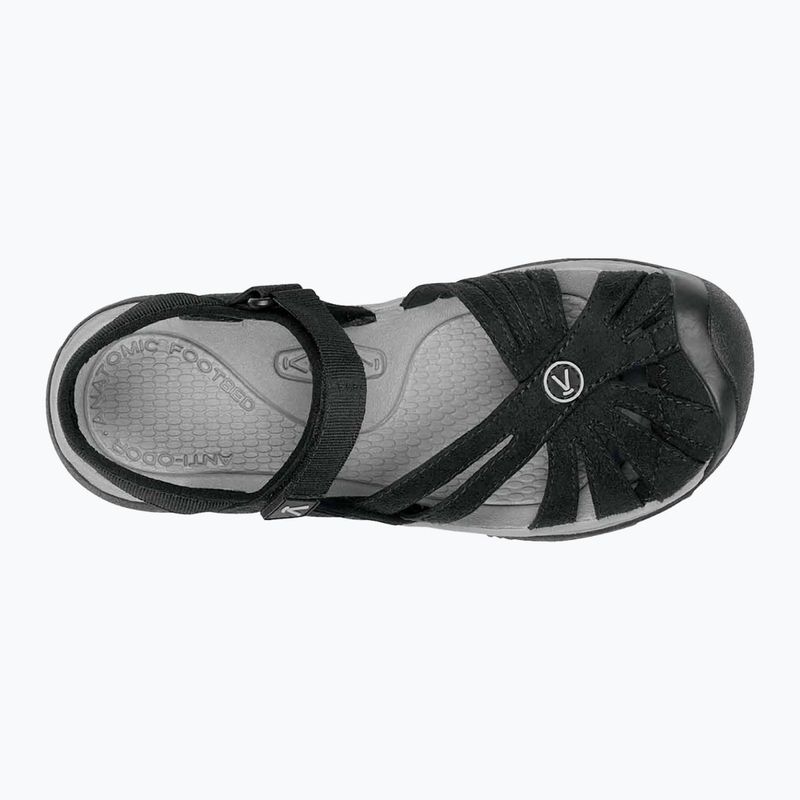 Női trekking szandál KEEN Rose fekete/semleges szürke 11
