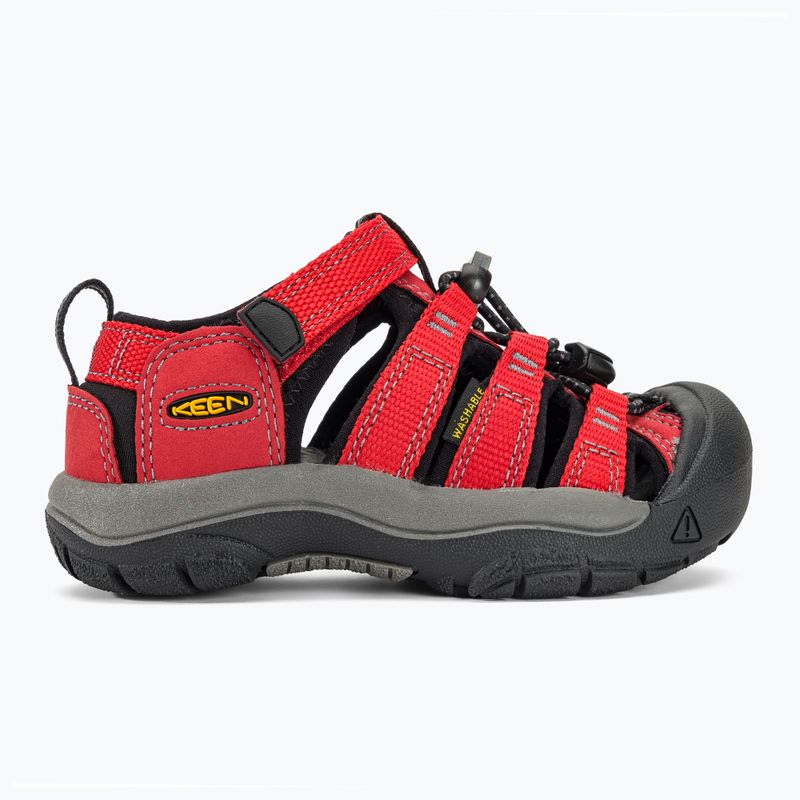 KEEN Newport H2 szalag piros/gargoyle gyermek szandálok 2