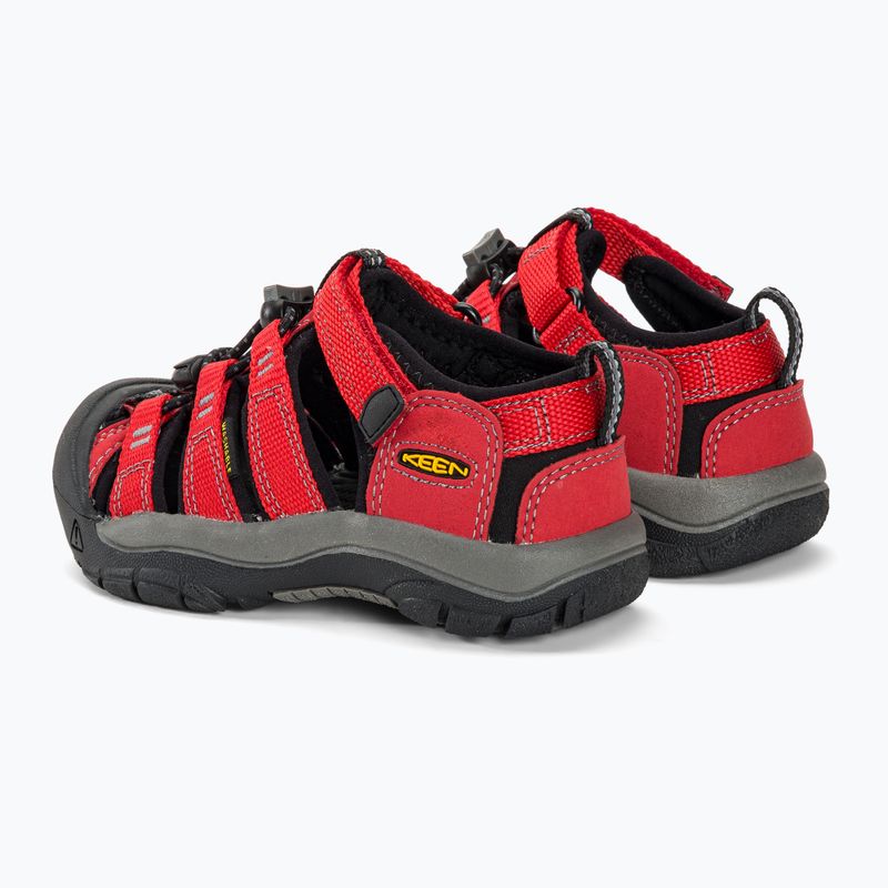 KEEN Newport H2 szalag piros/gargoyle gyermek szandálok 3