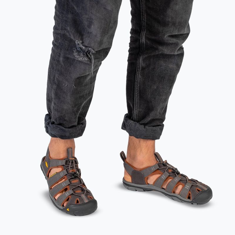 Férfi szandálok KEEN Clearwater CNX raven/tortoise shell 4