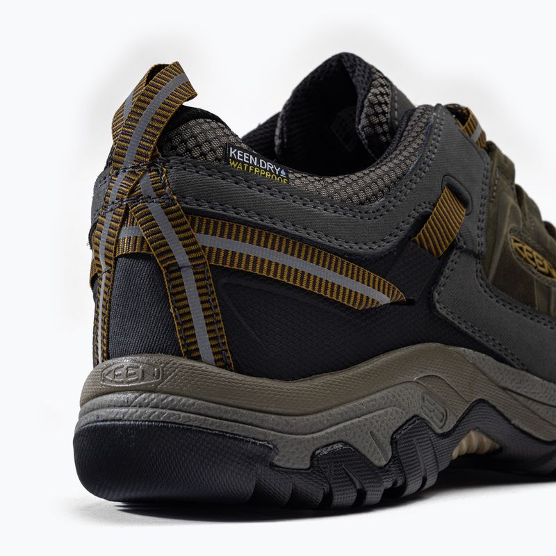 Férfi túrabakancs KEEN Targhee III Wp zöld-barna 1017784 9