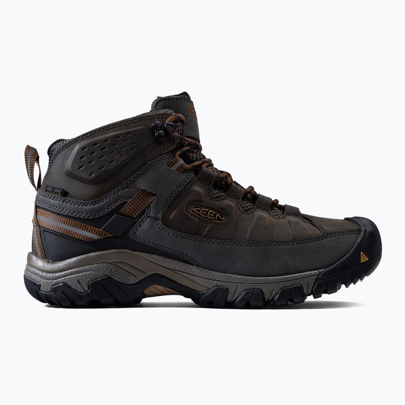 Férfi túrabakancs KEEN Targhee III Mid fekete oliva 1017787 2