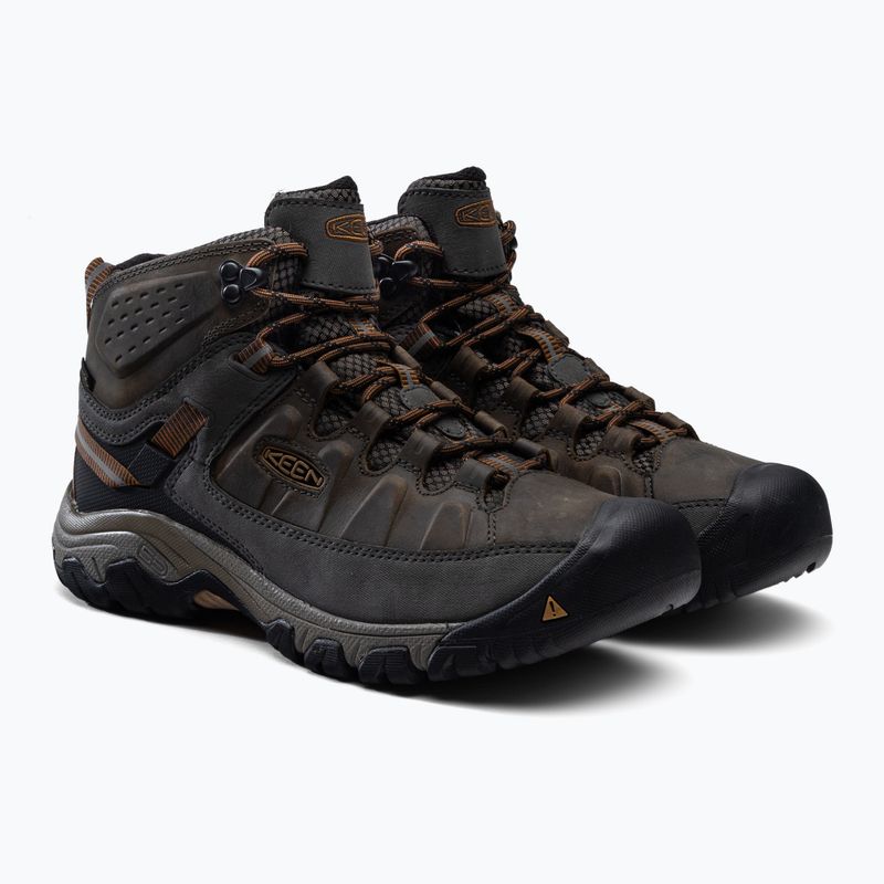 Férfi túrabakancs KEEN Targhee III Mid fekete oliva 1017787 5