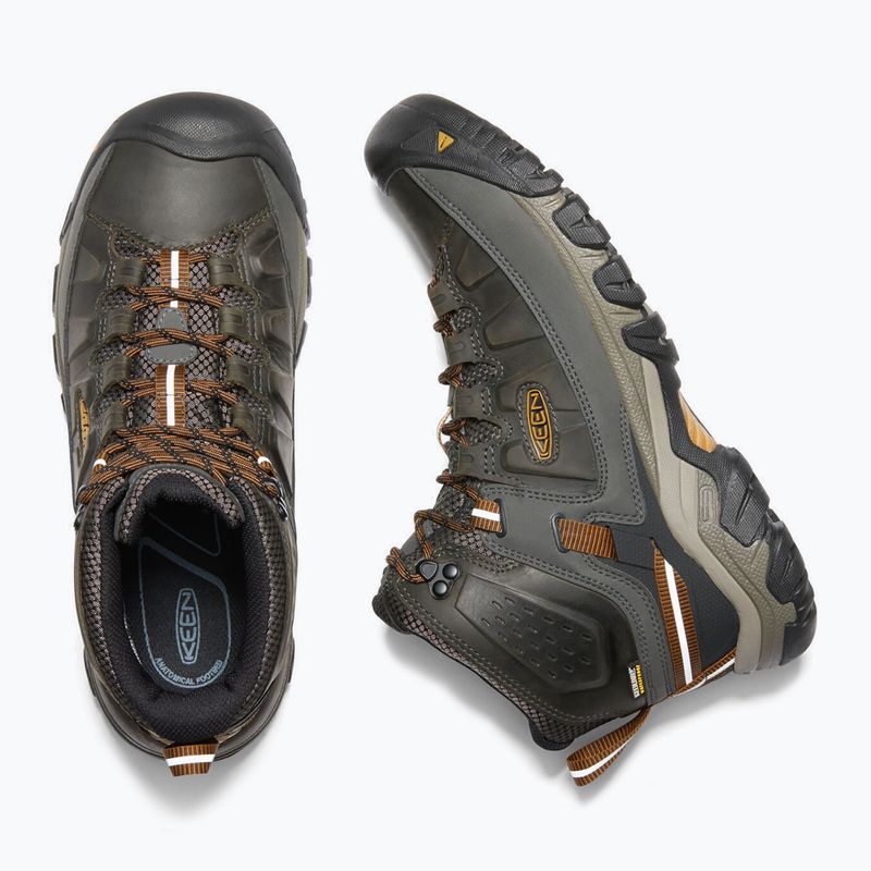 Férfi túrabakancs KEEN Targhee III Mid fekete oliva 1017787 10