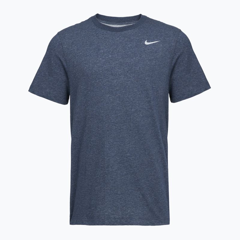 Férfi póló Nike Dri-Fit smokey obsidian heather/matte silver