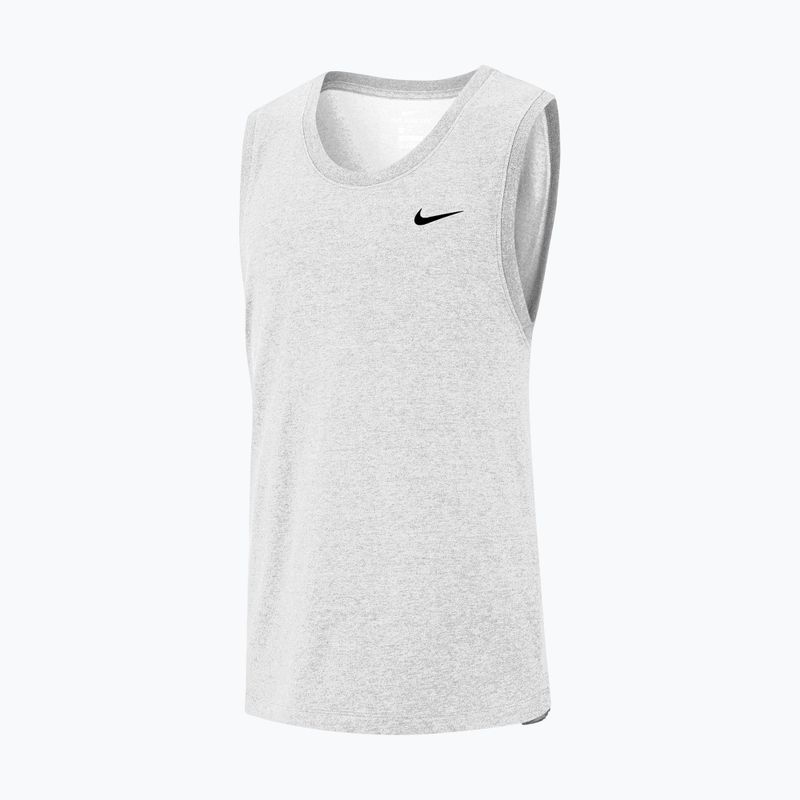 Férfi edzőpóló Nike Dri-Fit TT dark grey heather/black 5