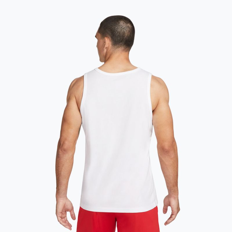 Férfi edzőpóló Nike Dri-Fit TT white/black 3