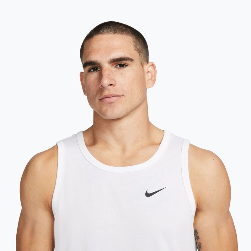 Férfi edzőpóló Nike Dri-Fit TT white/black 4