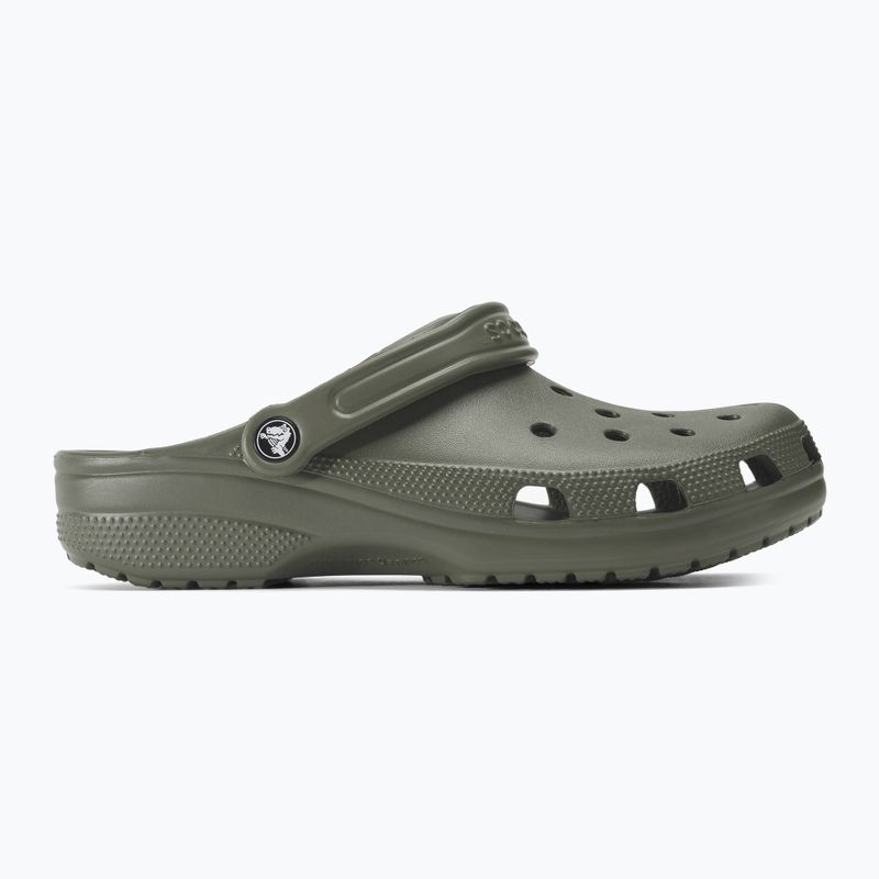 Férfi Crocs Classic poros olíva flip-flopok 3