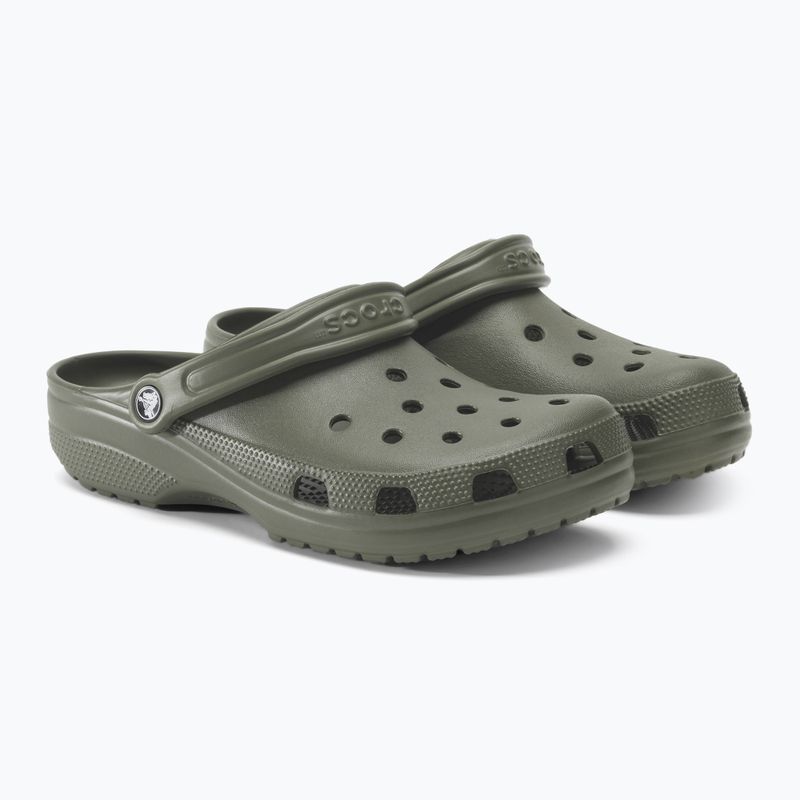 Férfi Crocs Classic poros olíva flip-flopok 5