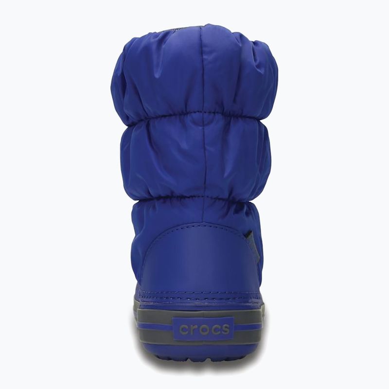 Crocs Winter Puff Kids cerulean blue/light grey gyerek hótaposó 3