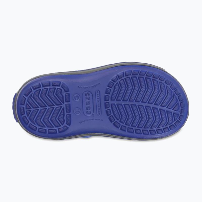 Crocs Winter Puff Kids cerulean blue/light grey gyerek hótaposó 4