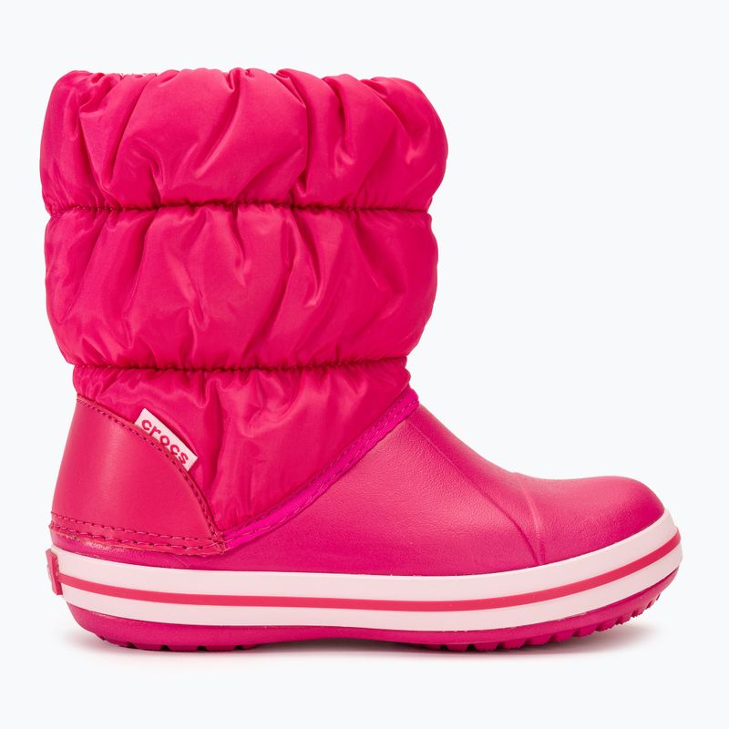Crocs Winter Puff Kids candy pink gyerek hótaposó 2