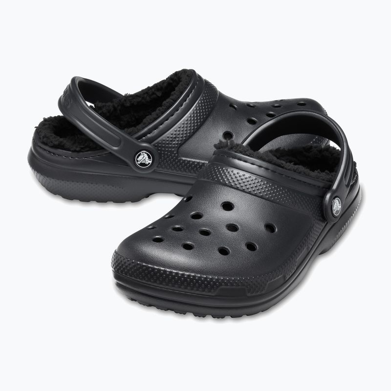 Papucs Crocs Classic Lined Clog black/black 14
