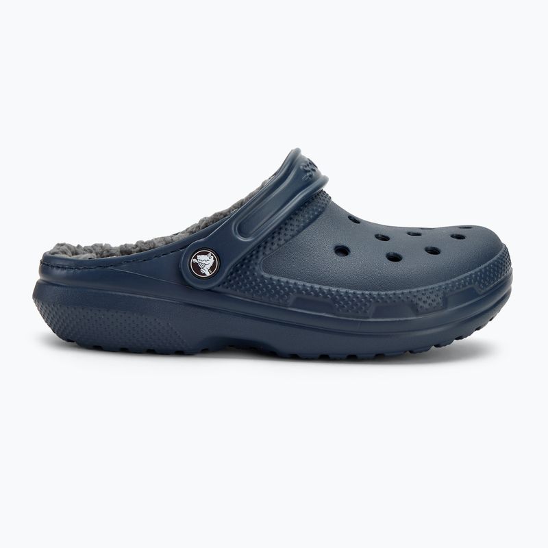Papucs Crocs Classic Lined Clog navy/charcoal 3