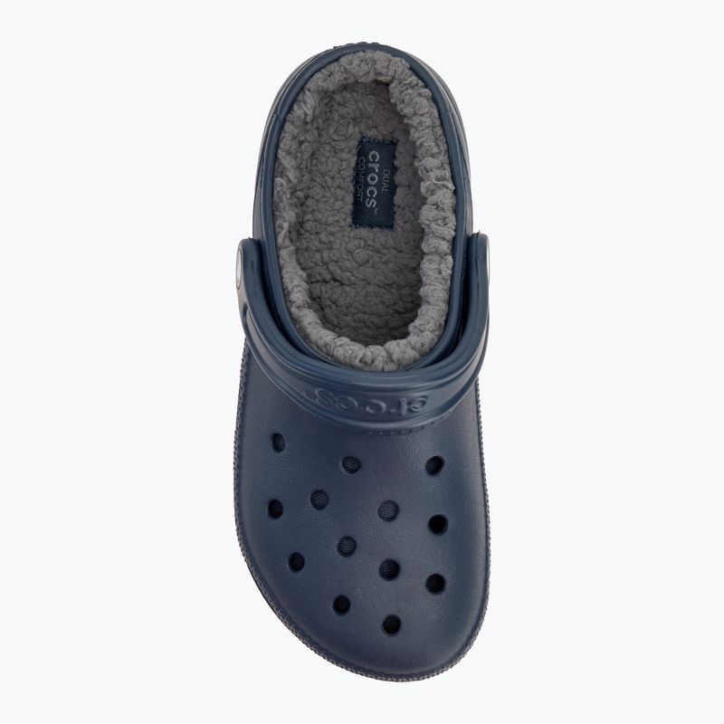 Papucs Crocs Classic Lined Clog navy/charcoal 6