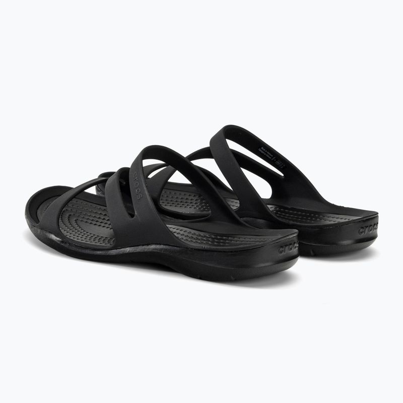 Női Crocs Swiftwater szandál fekete 203998-060 flip-flopok 3