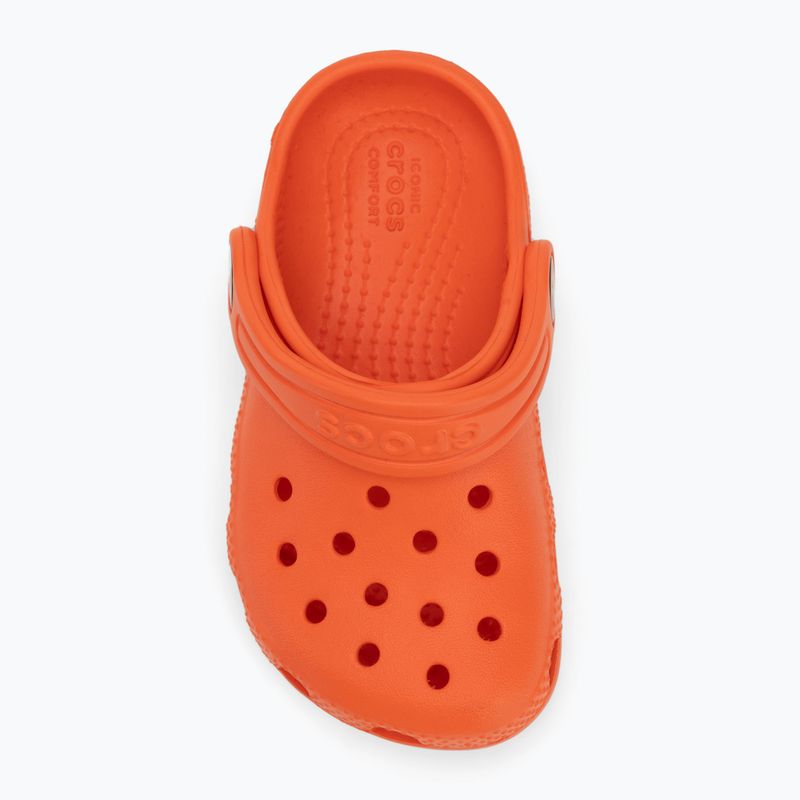 Crocs Classic Clog Kids mandarin színű flip-flopok 6