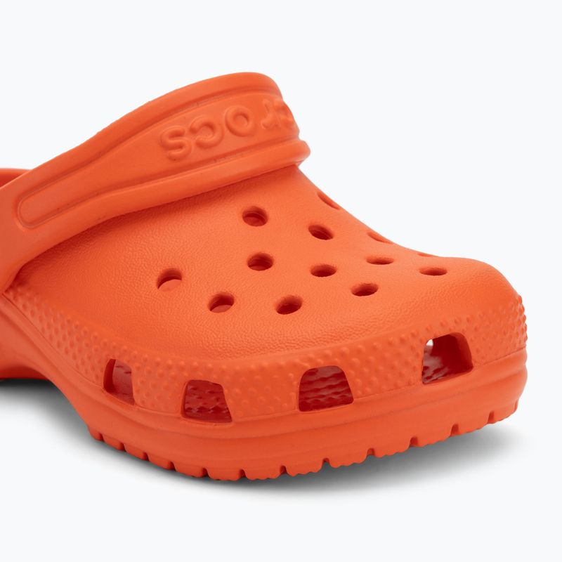 Crocs Classic Clog Kids mandarin színű flip-flopok 8