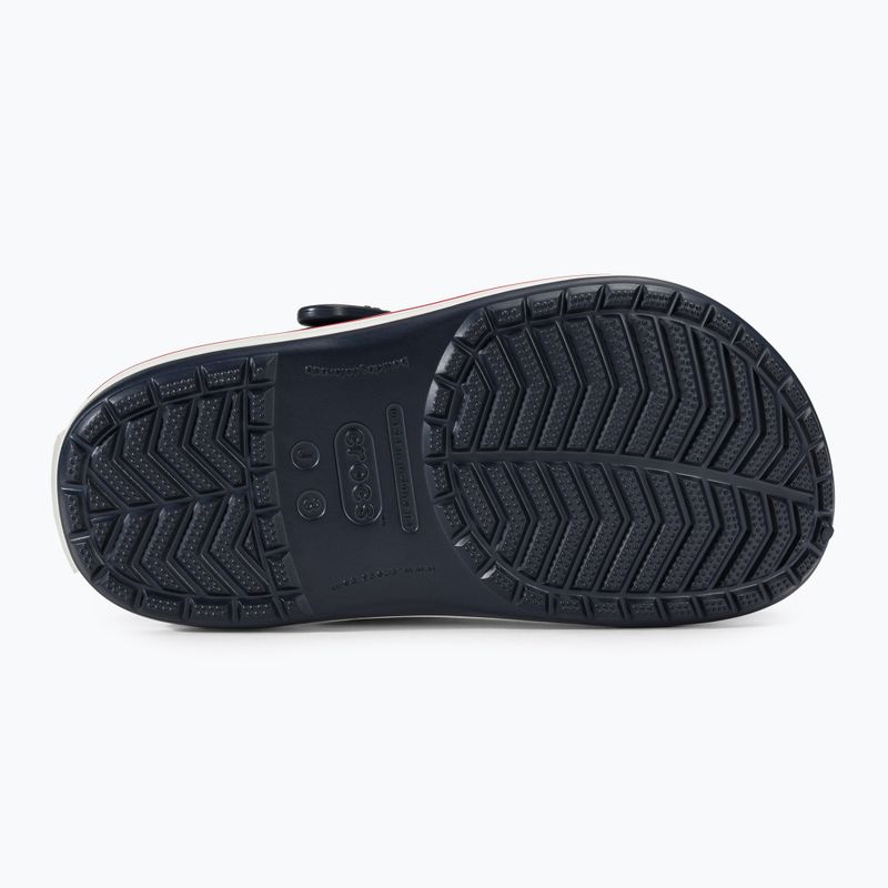 Papucs, gyerek Crocs Crocband Clog Kids navy/red 5