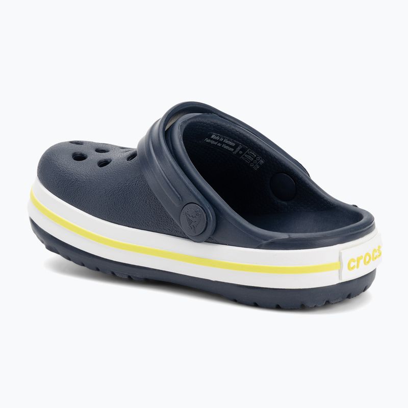 Crocs Crocband Clog Gyerek flip-flop tengerészkék/citrus színben 4