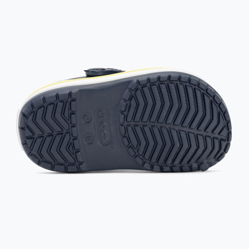 Crocs Crocband Clog Gyerek flip-flop tengerészkék/citrus színben 5