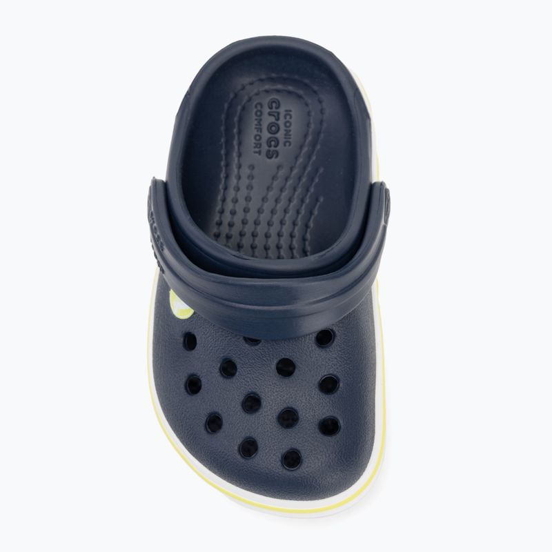 Crocs Crocband Clog Gyerek flip-flop tengerészkék/citrus színben 6