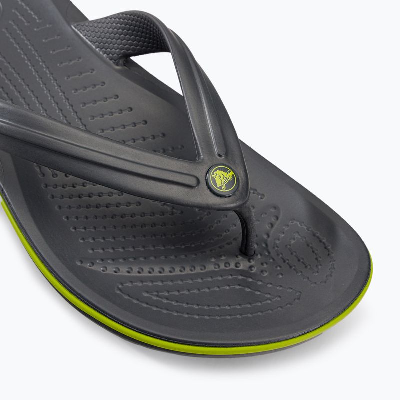 Crocs Crocband Flip szandál szürke 11033-0A1 7