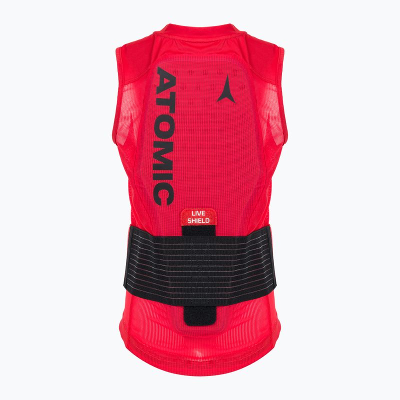 Gyermek síprotektor ATOMIC Live Shield Vest JR piros AN5205022 2